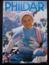 § catalogue ancien laine tricot PHILDAR n° 153 enfants - auntomne hiver 1987