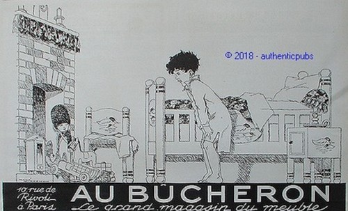 Publicite bucheron grand - publicite,
