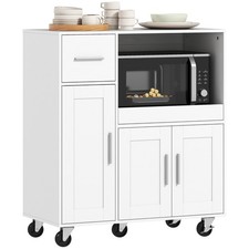 HOMCOM Desserte de cuisine à