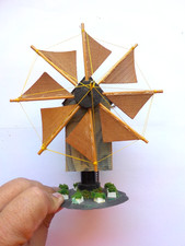 Décor Maquette Jouef Le Moulin à Vent Customisé Hélices et Moulin Référence 1993