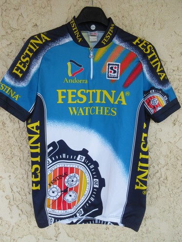 Maillot cycliste festina - cycliste,
