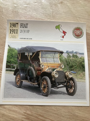 Fiat 1907 1911 - fiat, hp