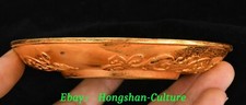 2.5'' Old Chinese Bronze Gilt