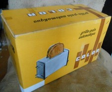 Ancien grille pain rétro design vintage marque Calor modèle 22.11 automatique