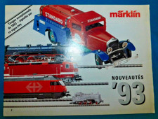 ANCIEN CATALOGUE MARKLIN NOUVEAUTES éch HO, 1, Z . 1993 F .98 PAGES. LOCOMOTIVE