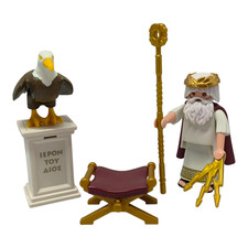 sympa roi des dieux grecs 9149  Playmobil ( Zeus , césar , arène , romain ) 2751