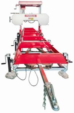 Scie à grumes sur remorque - Moteur électrique 7,5 kW 400 V - HBZ790ET