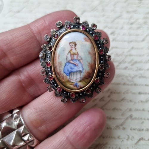 Broche ancienne fin xviiiè - broche,