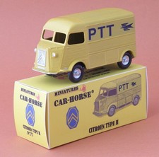 Car-Horse Citroen type H tub HY Poste jaune PTT style Dinky cij jrd