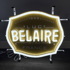 enseigne lumineuse bar Champagne Luc Belaire  58x48