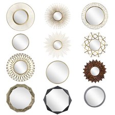 Miroir mural design salon salle à manger cadre en métal au choix WOMO-DESIGN®