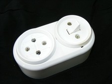 Bakélite Interrupteur + Prise