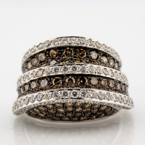 Bague blanc 18k - or,