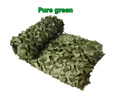 Filet de camouflage militaire Oxford 210D Chasse jardin Résistant Vert 2X5 M