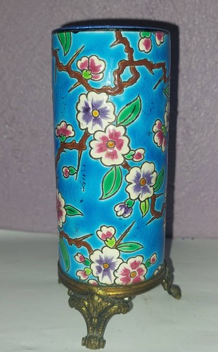 Emaux longwy vase decor - de,