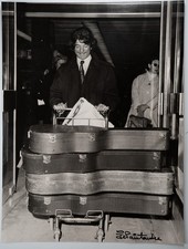 TIRAGE PHOTO Argentique	France	vue d'artiste GUITARISTE France	30x40cm	1960