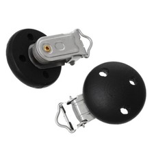Clip Pince  en Bois Noir 3cm