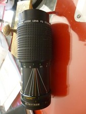 ---CANON FD  ZOOM 75-200MM MACRO F 4.5  OBJECTIF CAMERA ARGENTIQUE---