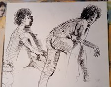 étude figure artistique - de, la
