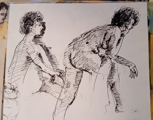 étude figure artistique - de,