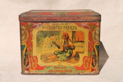 Ancienne rare boite tôle - ancienne,