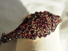 BRACELET ANCIEN XIX GRENATS