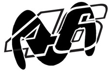 stickers, autocollant, decal,  VR46, valentino rossi, 46, tribu dei chihuahua