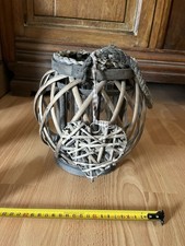 Vase Ou Bougeoir ? boule rotin