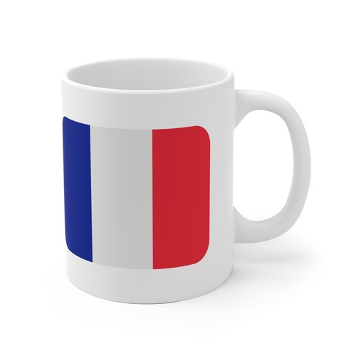 Tasse mit frankreich flagge - tasse,