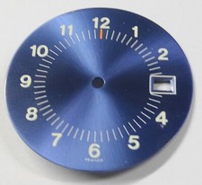 MONTRE LIP INT.7526 CADRAN BLEU  DIAM.. 30 mm PLAT