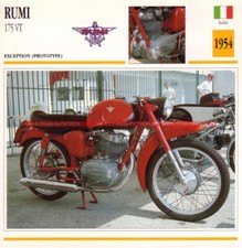 RUMI 175 VT 1954 : Fiche Moto