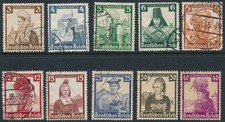 Stamp Germany Mi 588-97 Sc