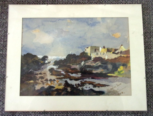 Aquarelle orientaliste tar - aquarelle,
