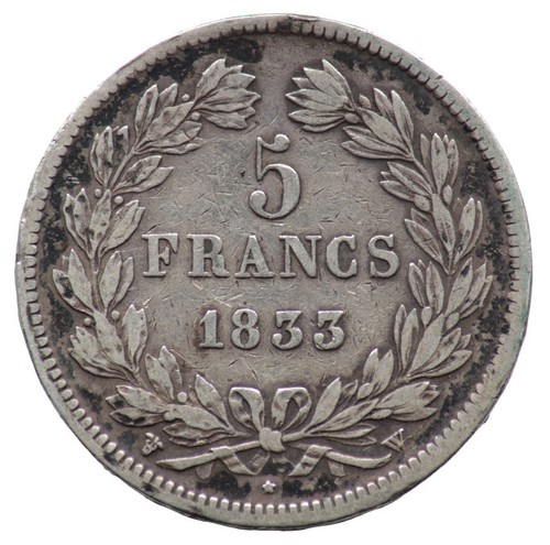 Francs 1833 france lille - 1833,