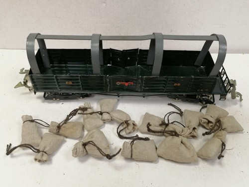 Wagon marchandise vert - wagon,