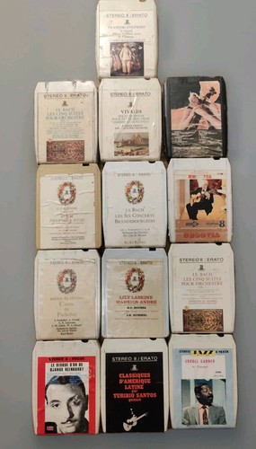 Lot cassettes pistes - 13, 8