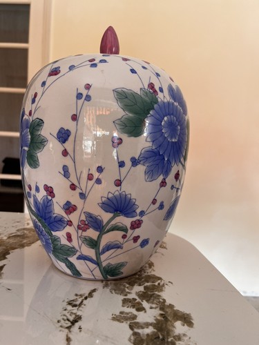 Pot gingembre porcelaine - pot,