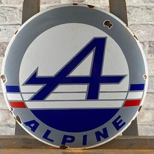 Plaque émaillée ALPINE Ø