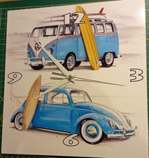 Horloge murale VW Cox Combi