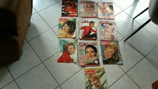 vintage-lot 10 magazines-confidences-annees 70/80-french fashion revue-free port