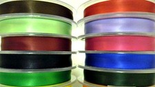 Ruban Satin Double Face, 15MM, Couleurs Assorties,25MTR/Rouleau