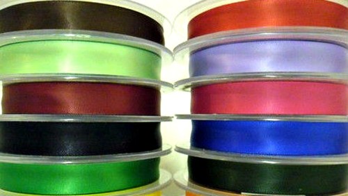 Ruban satin double - double, 15mm