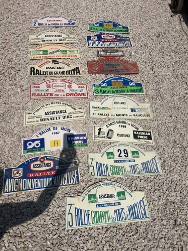 Affiche publicitaire rallye