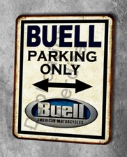 plaque métal vintage Buell