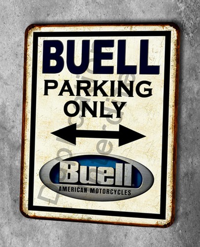 Plaque métal vintage buell - vintage,