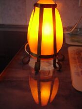 veilleuse, lampe de chevet Art Déco, pâte de verre (Muller, Degué...)