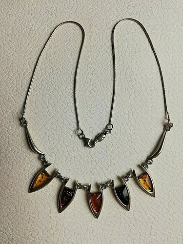 Collier ancien argent - collier,