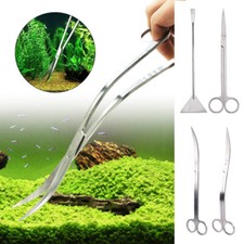 Ciseaux D'aquarium Outils Pincettes Pour Plantes Aquatiques Kit De Nettoyage /