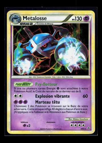 Carte pokémon metalosse - carte,