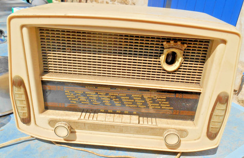 Poste radio tsf ancien lampe - a,